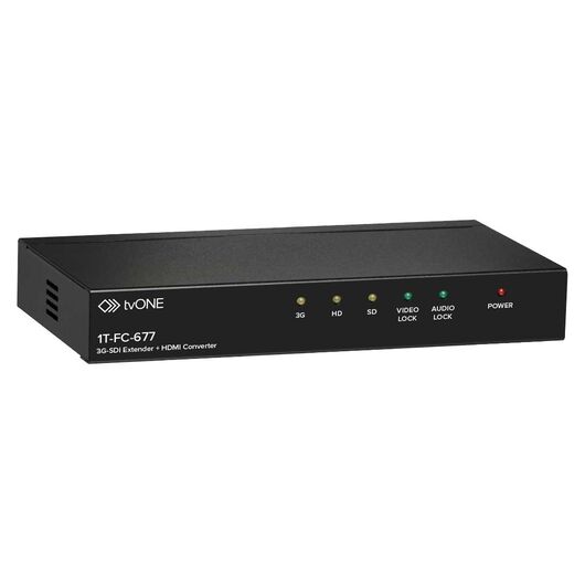 1T-FC-677 3G/HD/SD-SDI to HDMI v1.3 Converter with built-in SDI Distribution Amplifier