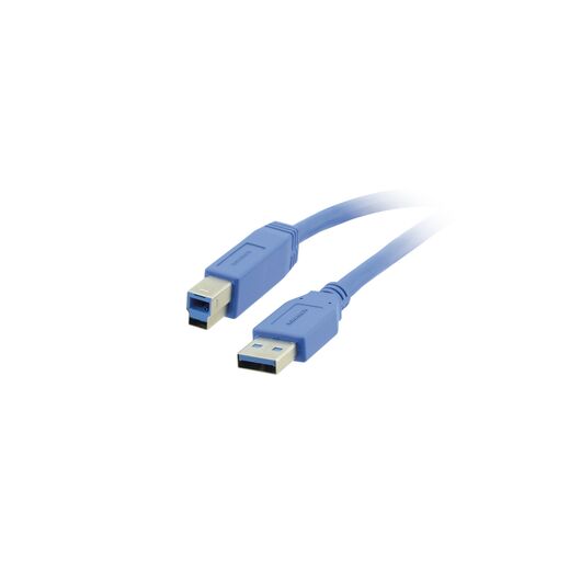 C-USB3/AB-6 Kabel USB 3.0A do B, 1.8 m, niebieski, Długość: 1.8, 2 image