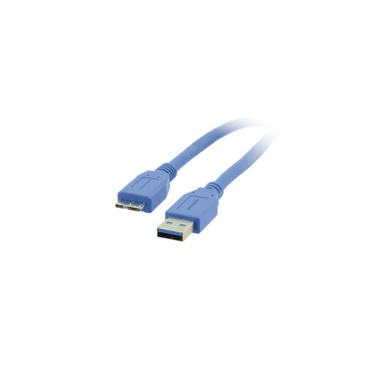 C-USB3/MicroB-3 Kabel USB-A (M) do USB-Micro B (M) 3.0, 0.9 m, Długość: 1.8, 2 image