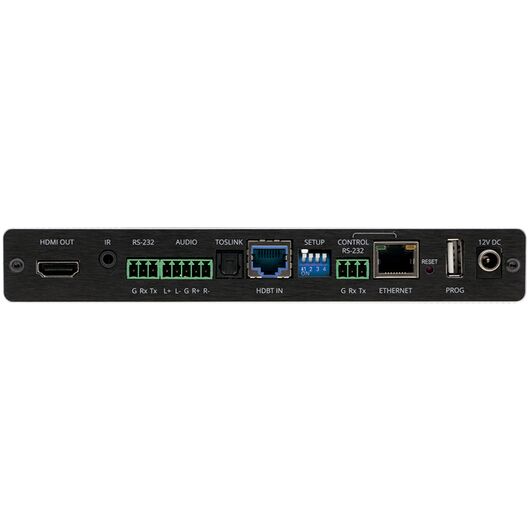 Odbiornik TP-594Rxr HDMI 4K HDR z Ethernetem, RS-232, IR, ARC i Osadzaniem/Wyodrębnianiem Audio Stereo przez PoE Extended-Reach HDBaseT 2.0, 4 image