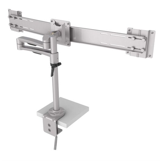 4181502202 Uchwyt na Podwójny Monitor Arm 22 - 2x4 kg, srebrny, Kolor: Silver, Pojemność: 2x6kg