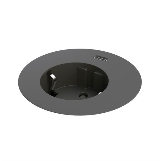 9356006209 Powerdot Compact 62 - 1 gniazdo typu F, 1 ładowarka USB-C 30W, czarny, Rodzaj złącza B: USB, Długość kabla: 1.2, Kolor: Black, Częstotliwość: 50/60Hz, Pobór mocy: 3600W