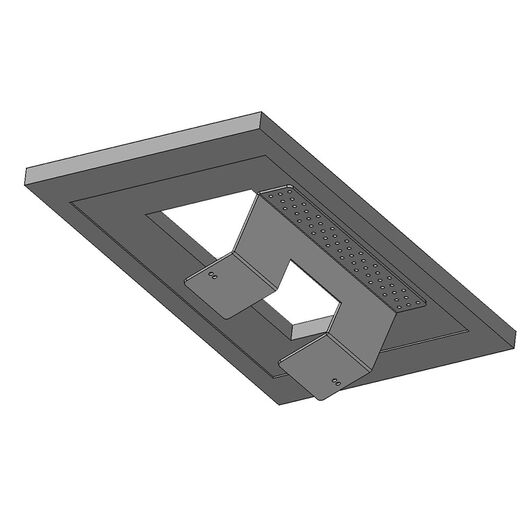 9001200202 Axessline Mounting Bracket - Outlet strip mounting bracket L335 mm, 2 image