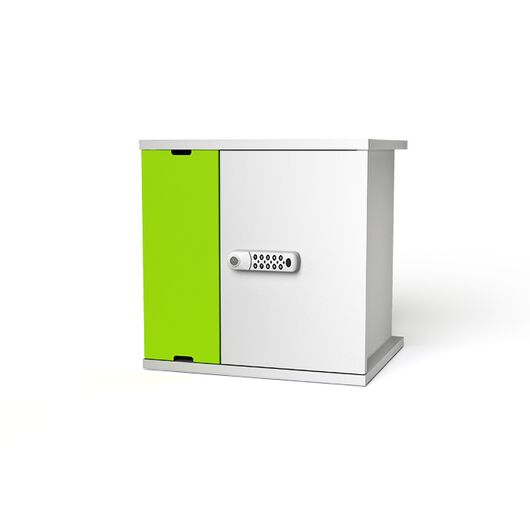 CHRGCUC-TB-10-K iPad Built-in USB-C Charging Desktop Cabinet, White/Green, 10.9", UK, Plug Type: Uk, 3 image